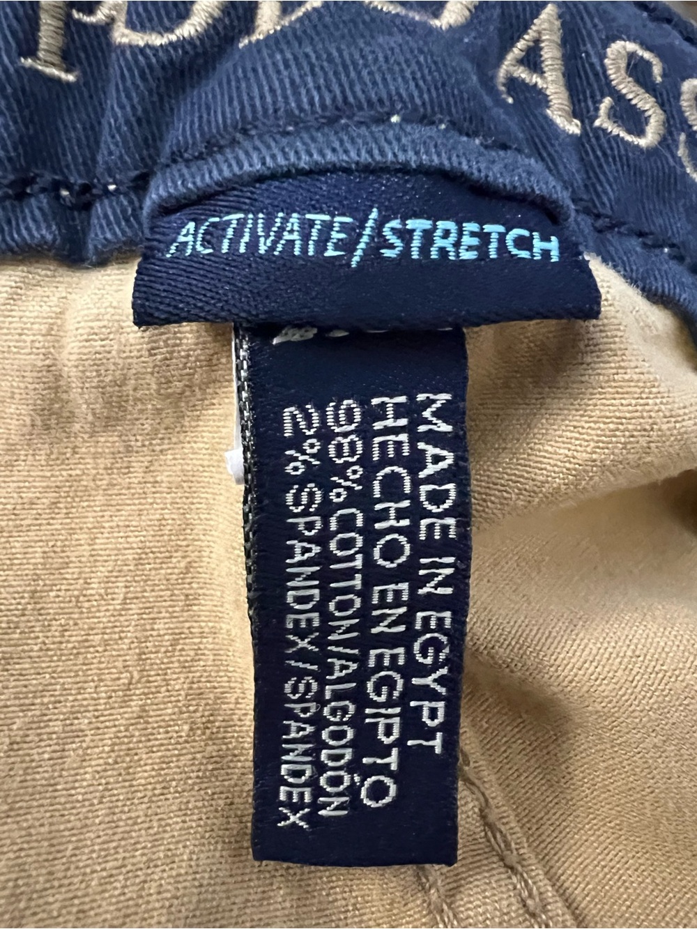 U.S. Polo Assn. Tan Khaki Stretch Waist Shorts size 2XL - Picture 7 of 9